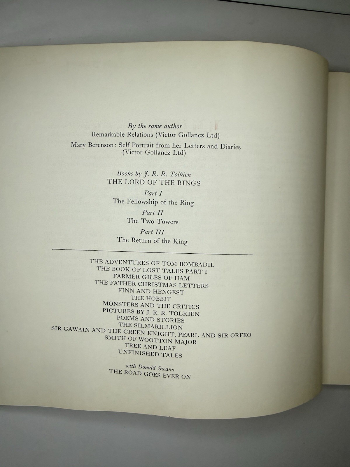 Journeys of Frodo Atlas J.R.R. Tolkien Lord of the Rings Barbara Strachey 1985