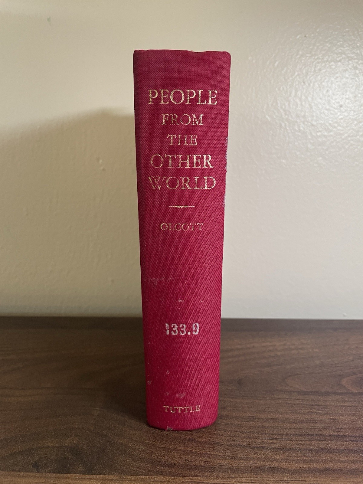 People From the Other World Henry S. Olcott 1st Ed 1972 – Hardcover Occult Book