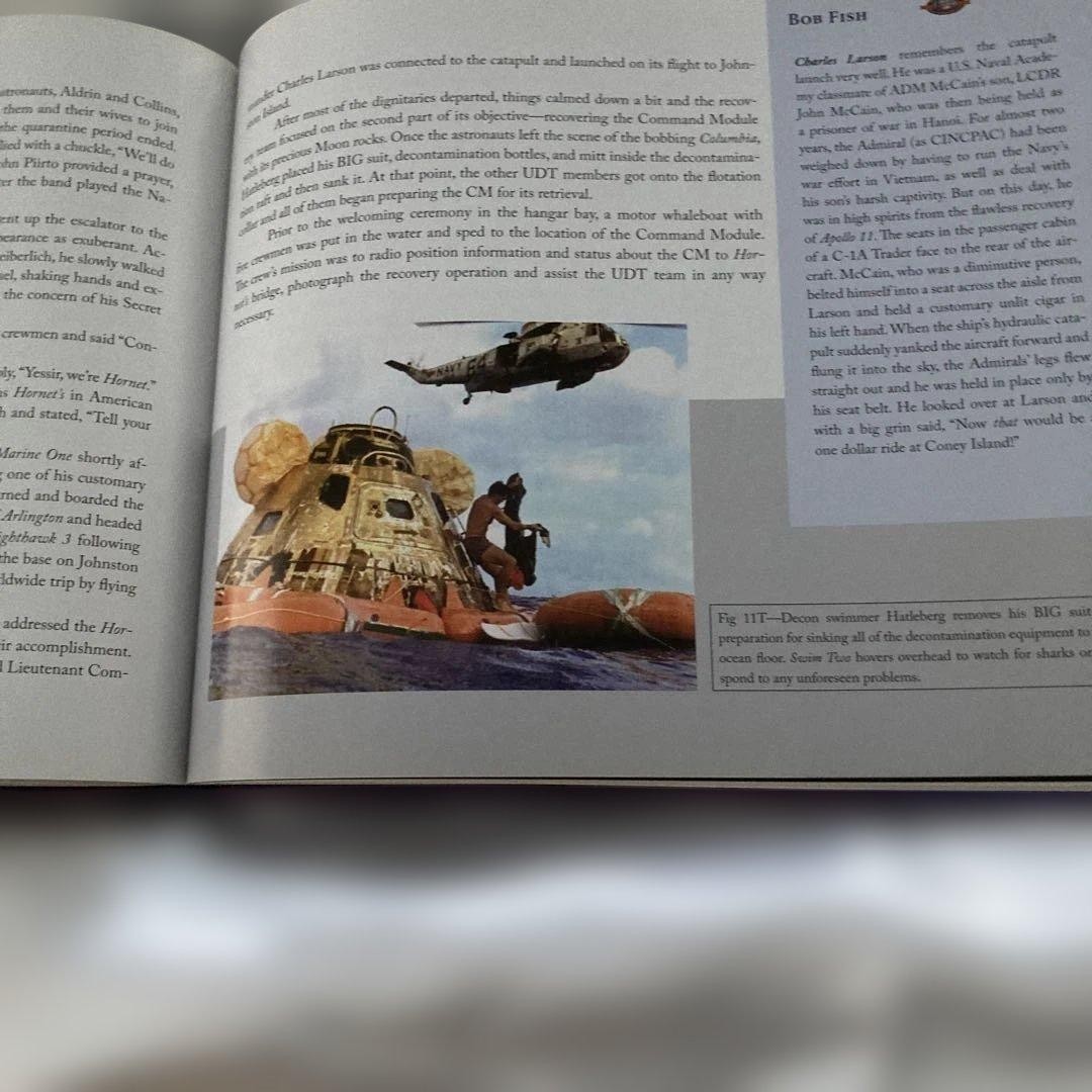 Hornet Plus Three Apollo 11 Recovery Record Book 213 Pages with Photos