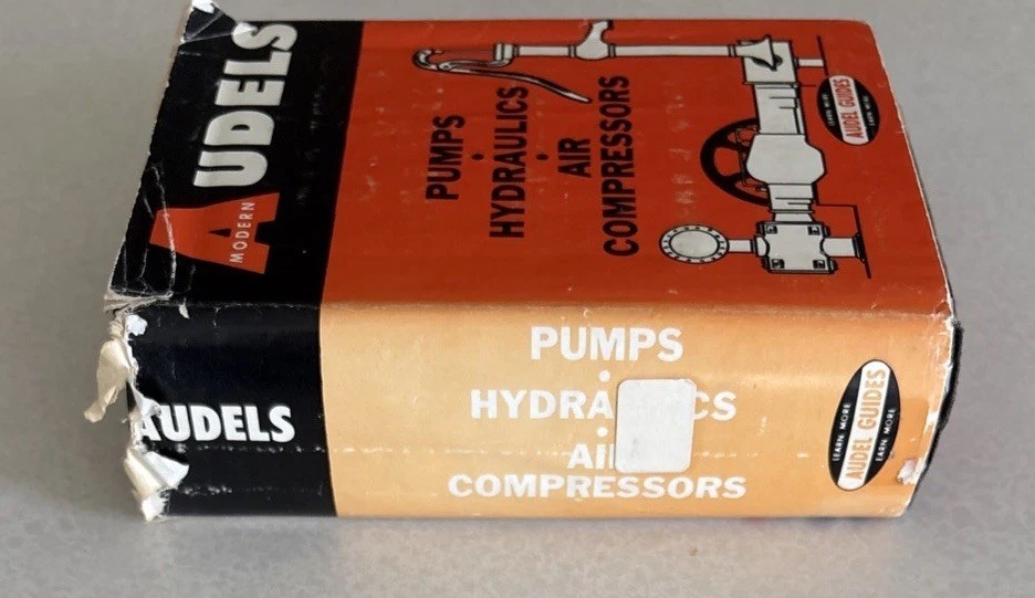 Audels Pumps Hydraulics and Compressors Frank D Graham 1965, Ex-Library