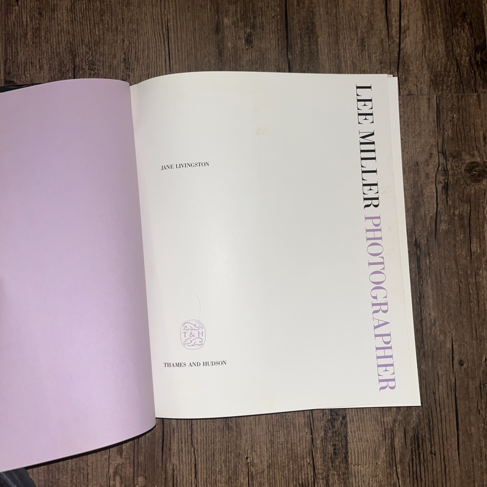 Lee Miller Photographer by Jane Livingston First Edition 1989