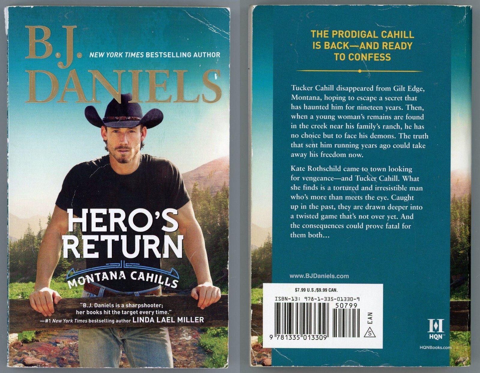 Montana Cahills Western Romance Lot of 4 Paperback by B.J. Daniels