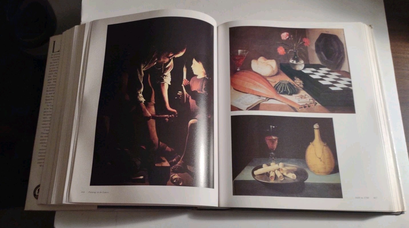 Paintings in the Louvre Hardcover Book By Lawrence Gowing Stewart Tabori & Chang