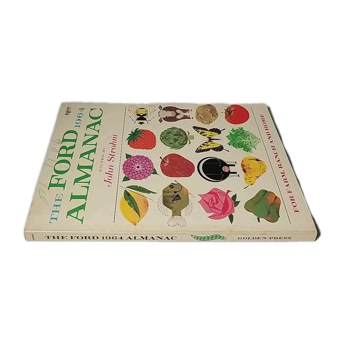 Vintage 1964 THE FORD ALMANAC For Farm Ranch And Home Golden Press