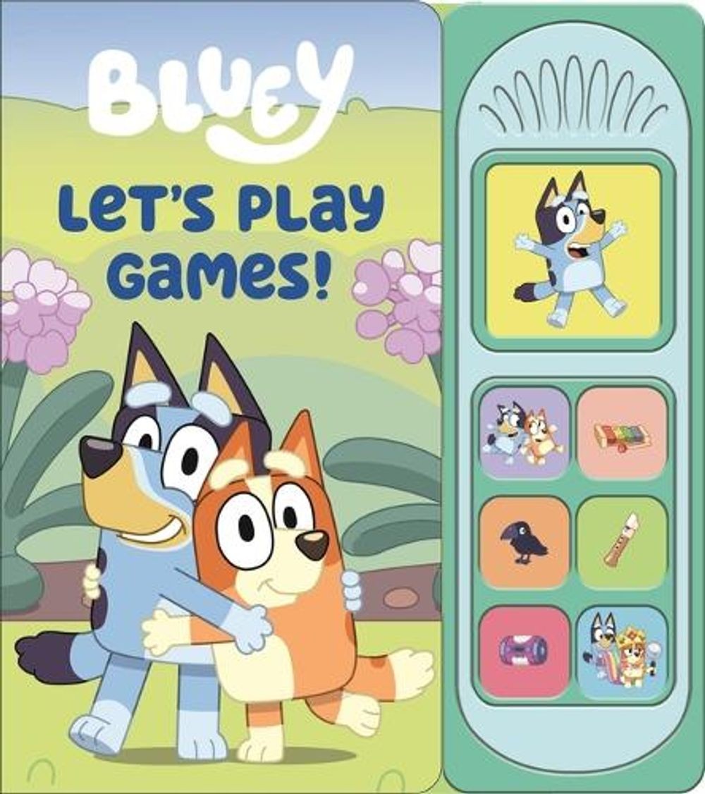 Bluey: Let’s Play Games! Sound Book by Pi Kids Board Book Book