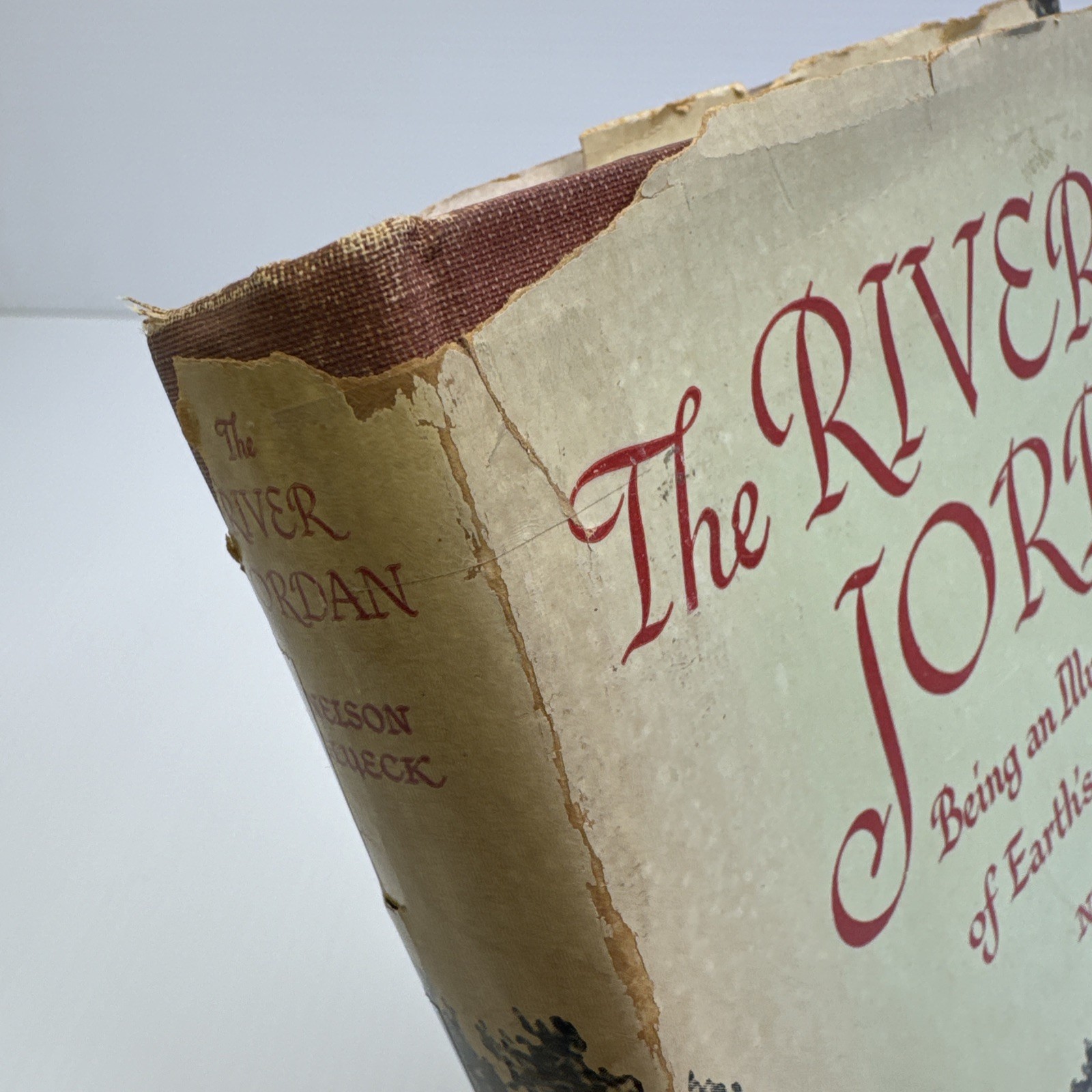 The River Jordan Nelson Glueck 1946 HC Westminster Press Illustrated History