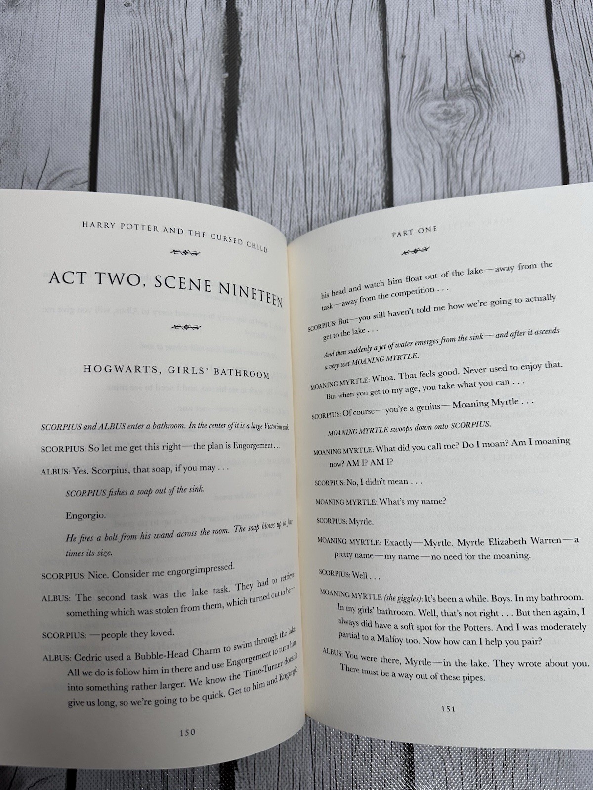 Harry Potter And The Cursed Child Parts 1 & 2 Special Rehearsal Edition Script