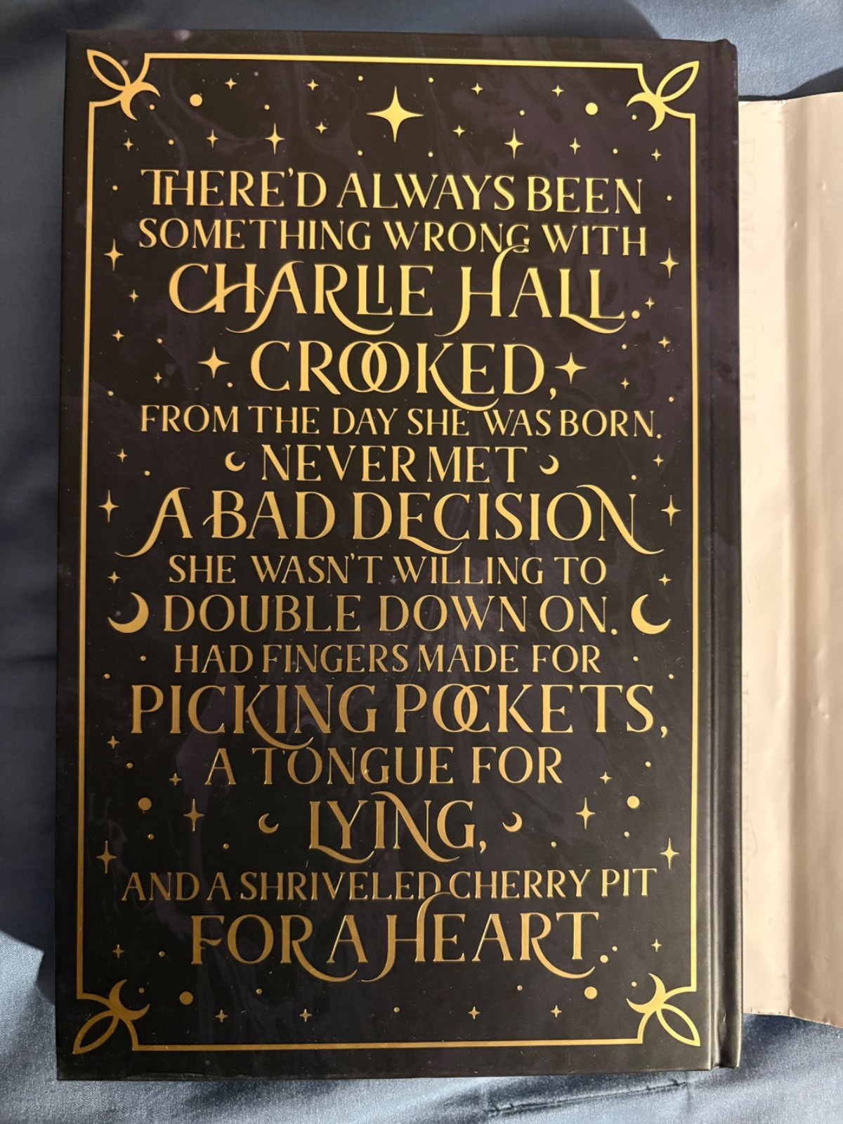 Fairyloot edition of Book of Night by Holly Black