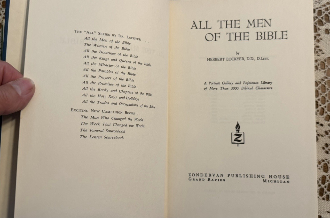 Herbert Lockyer “ALL the ….” Bible Book Series Set 15 Volume Lot HC Zondervan