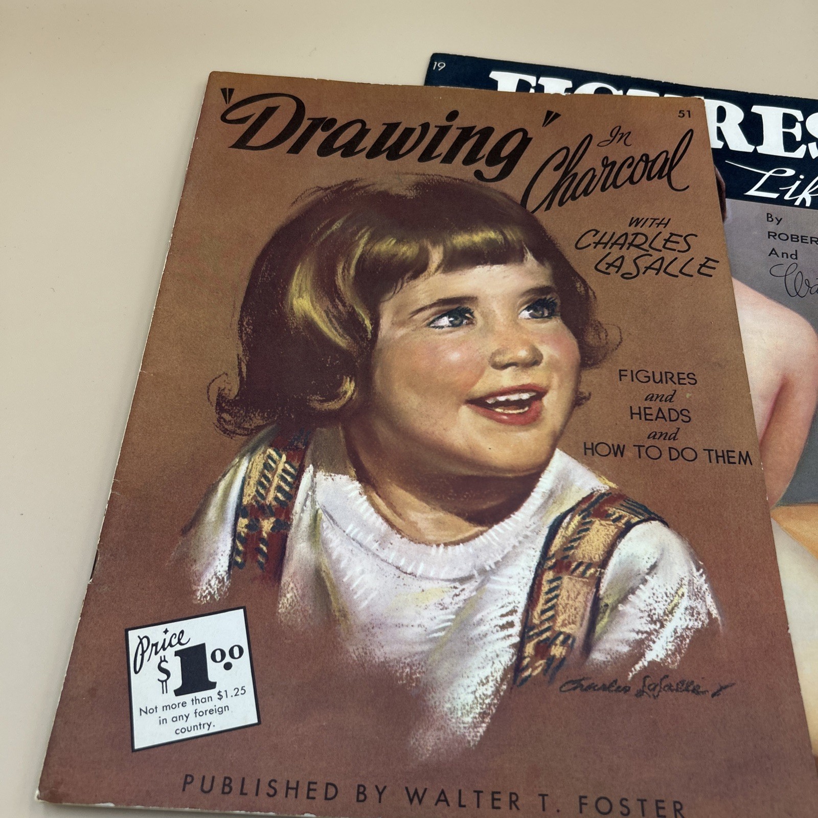 2 Vintage How To Draw Book FIGURES FROM LIFE Fritz Willis & Walter T Foster