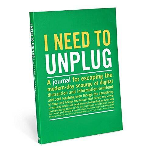 Knock Knock Inner Truth Journal, Need to Unplug – Office Product – VERY GOOD