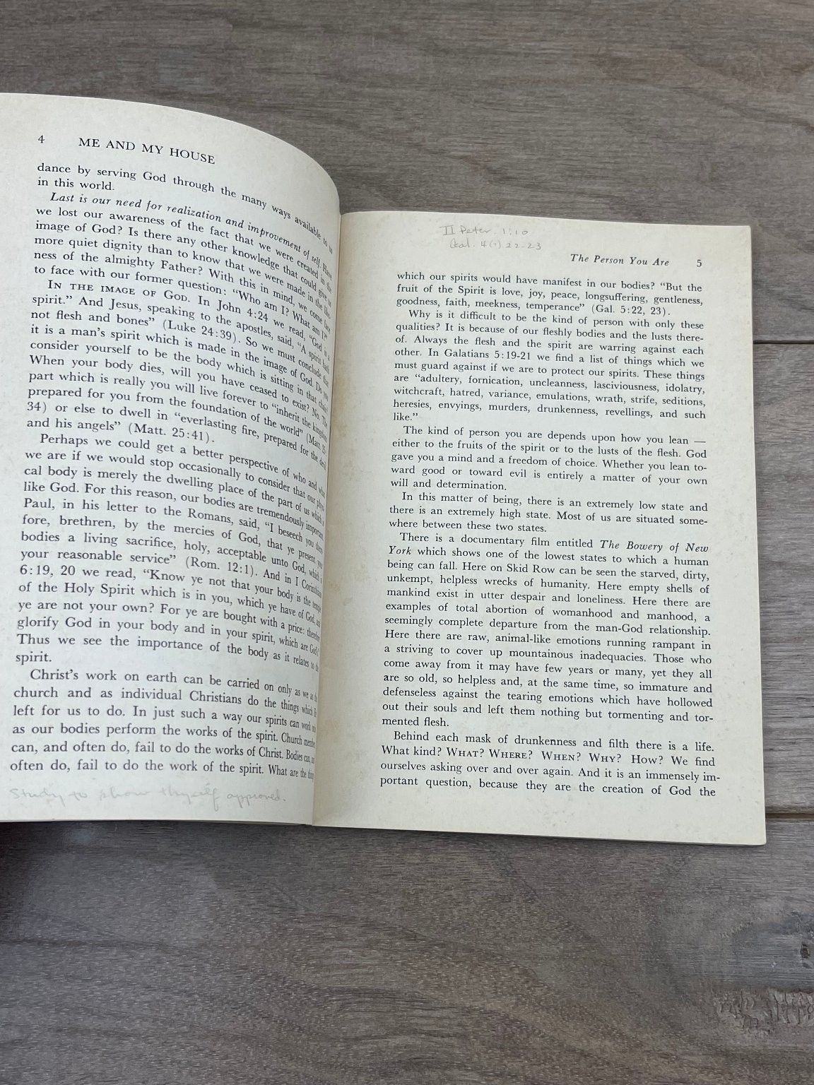 Me and My House Mrs. T. C. Clark 1961 Christian Living Fidelity Press