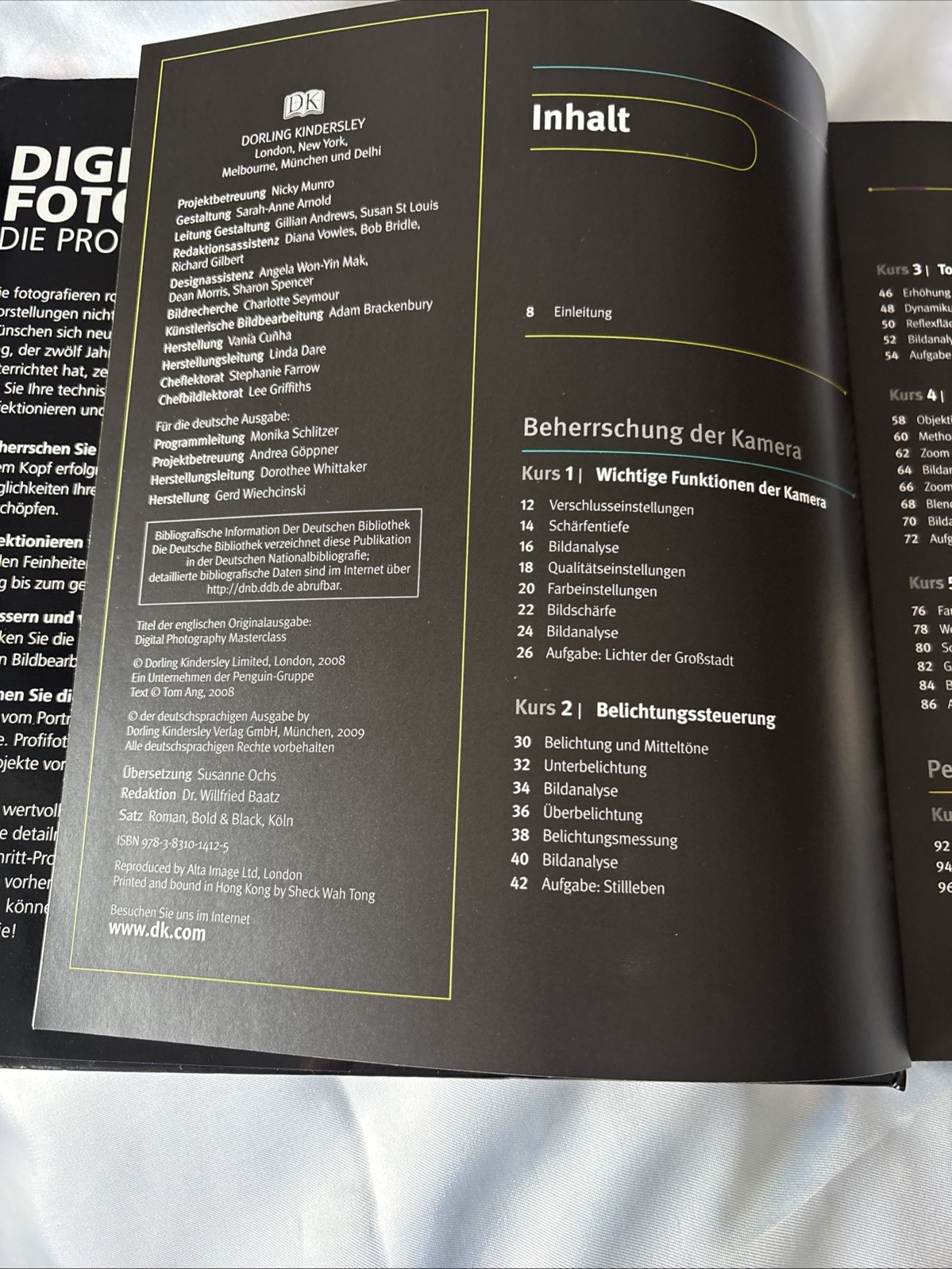 Digitale Fotografie Fotografieren wie die Profis von Tom Ang Art Bestseller HC