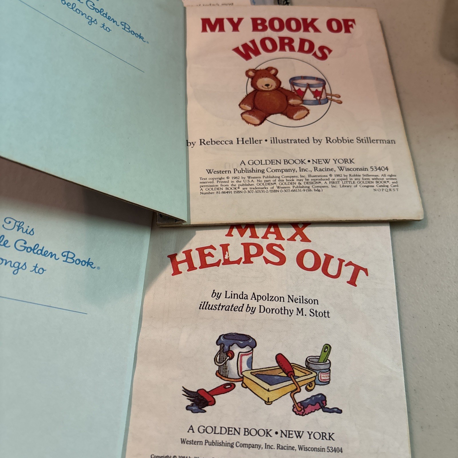 Vintage Lot 11 First Little Golden Books 5.5” Bambi Alice Panda Max Hen Prayers