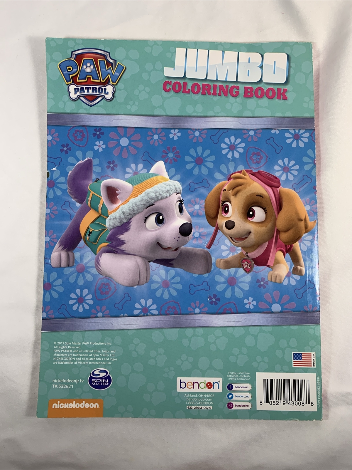 Paw Patrol Jumbo Coloring Book~ Nickelodeon Nick Jr ~ Bark for the Park