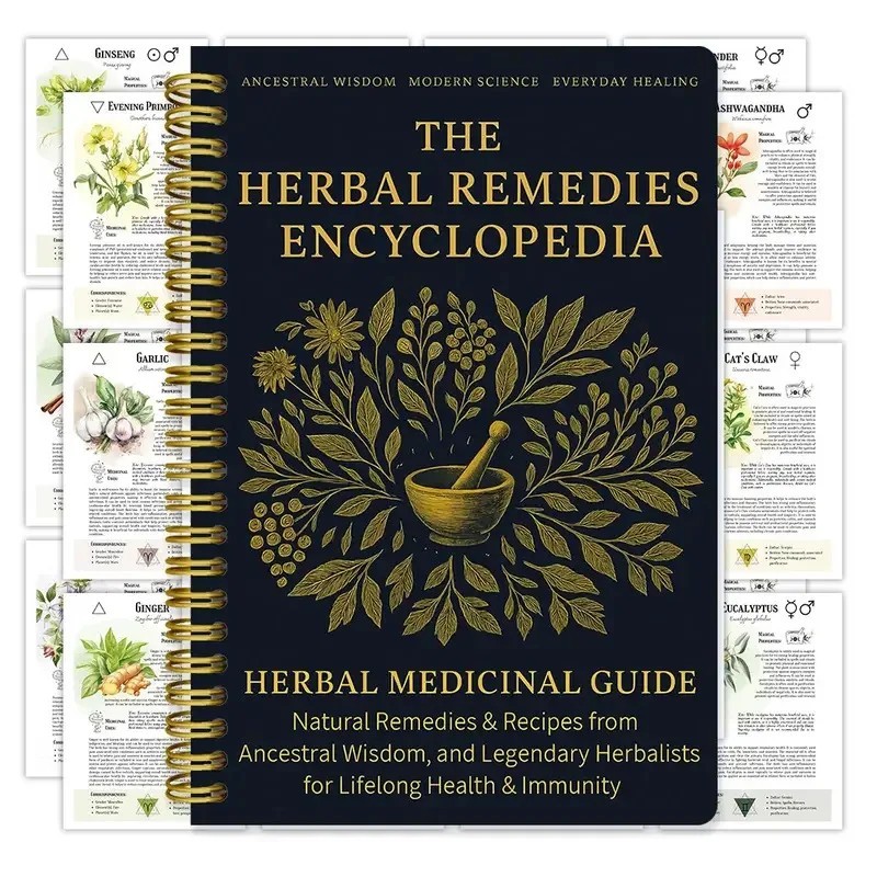 ANCIENT REMEDIES THE NATURAL HEALING HANDBOOK SPIRAL-BOUND GUIDE Notebook