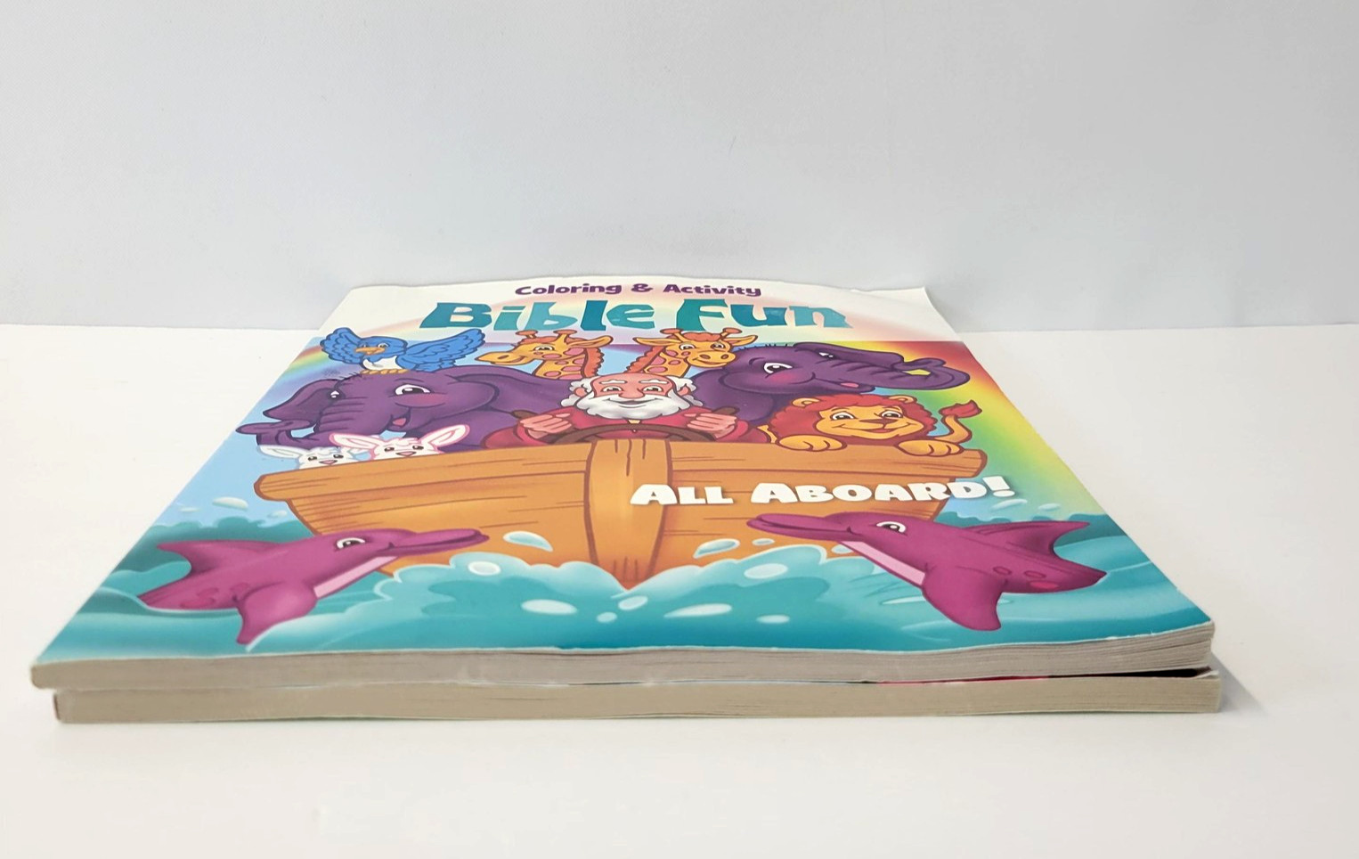 Bible Fun Coloring & Activity Books Set 2 Dreamtivity All Aboard Hey There
