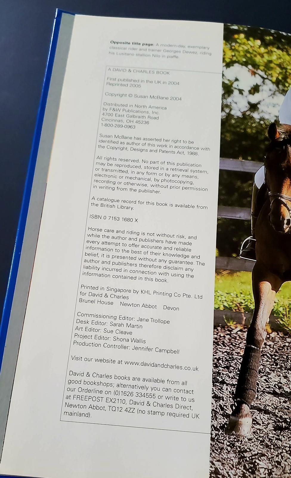 Hardcover Book-2005-100 Ways To Improve Your Riding-Susan McBane-152 pages