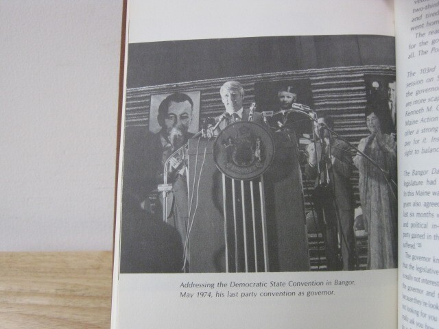 Kenneth Curtis of Maine: Profile of a Governor by Kermit Lipez 1974 Hardcover