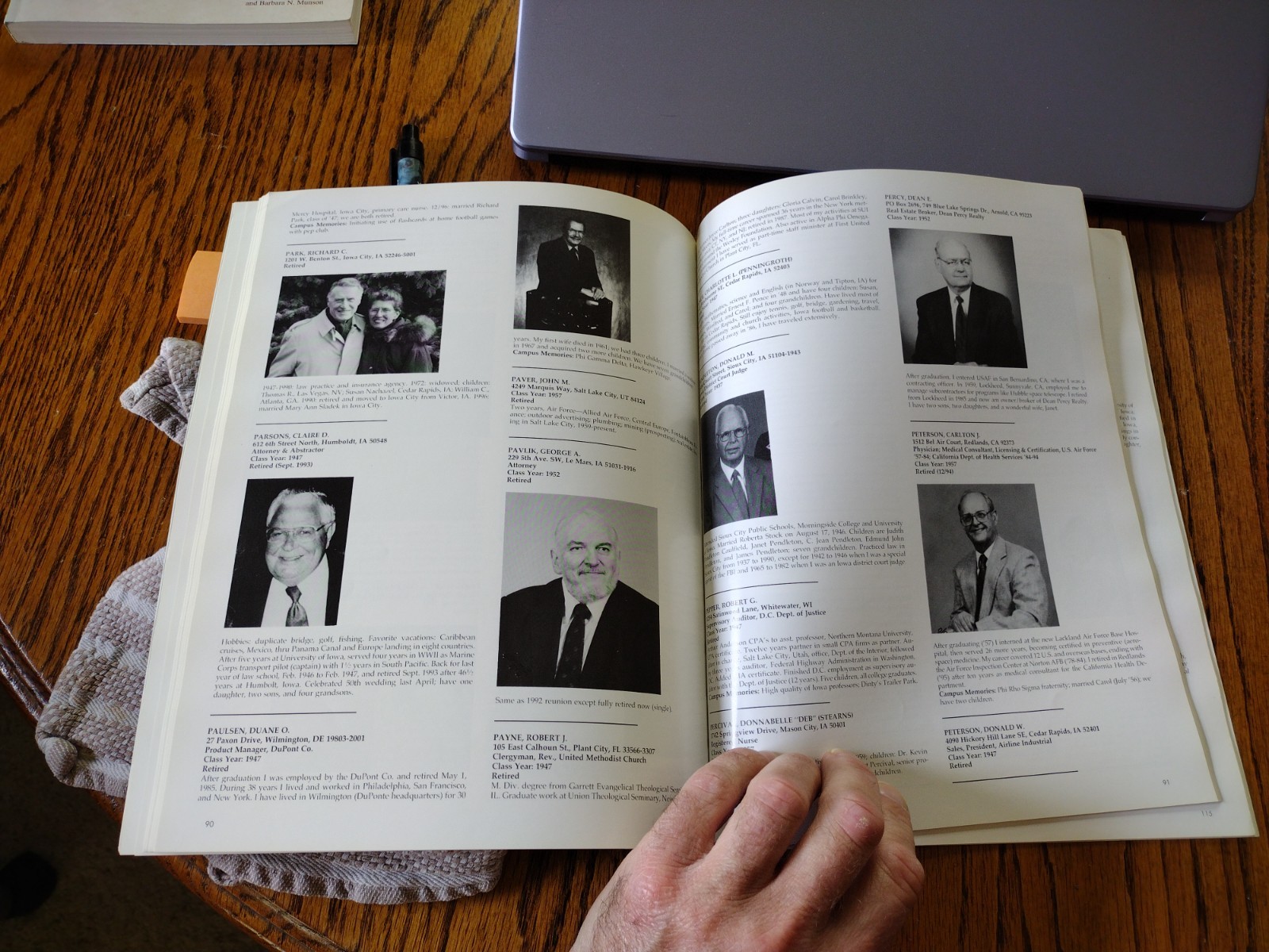 University of Iowa Reunion Yearbook 1997 Classes 1937 1947 1952 1957 127 Pages