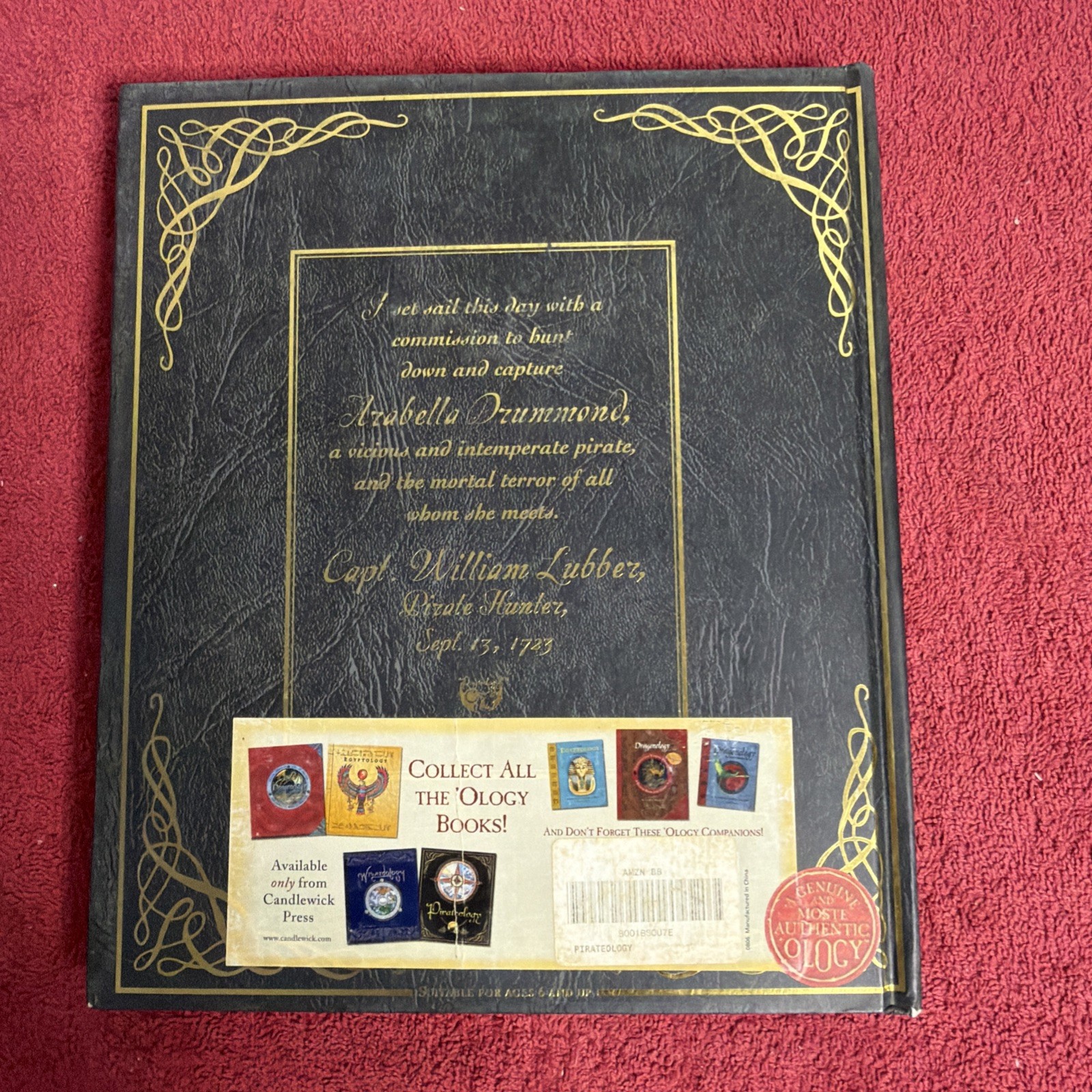 Vintage Pirateology A Pirate Hunter’s Companion Interactive Book Treasure Map