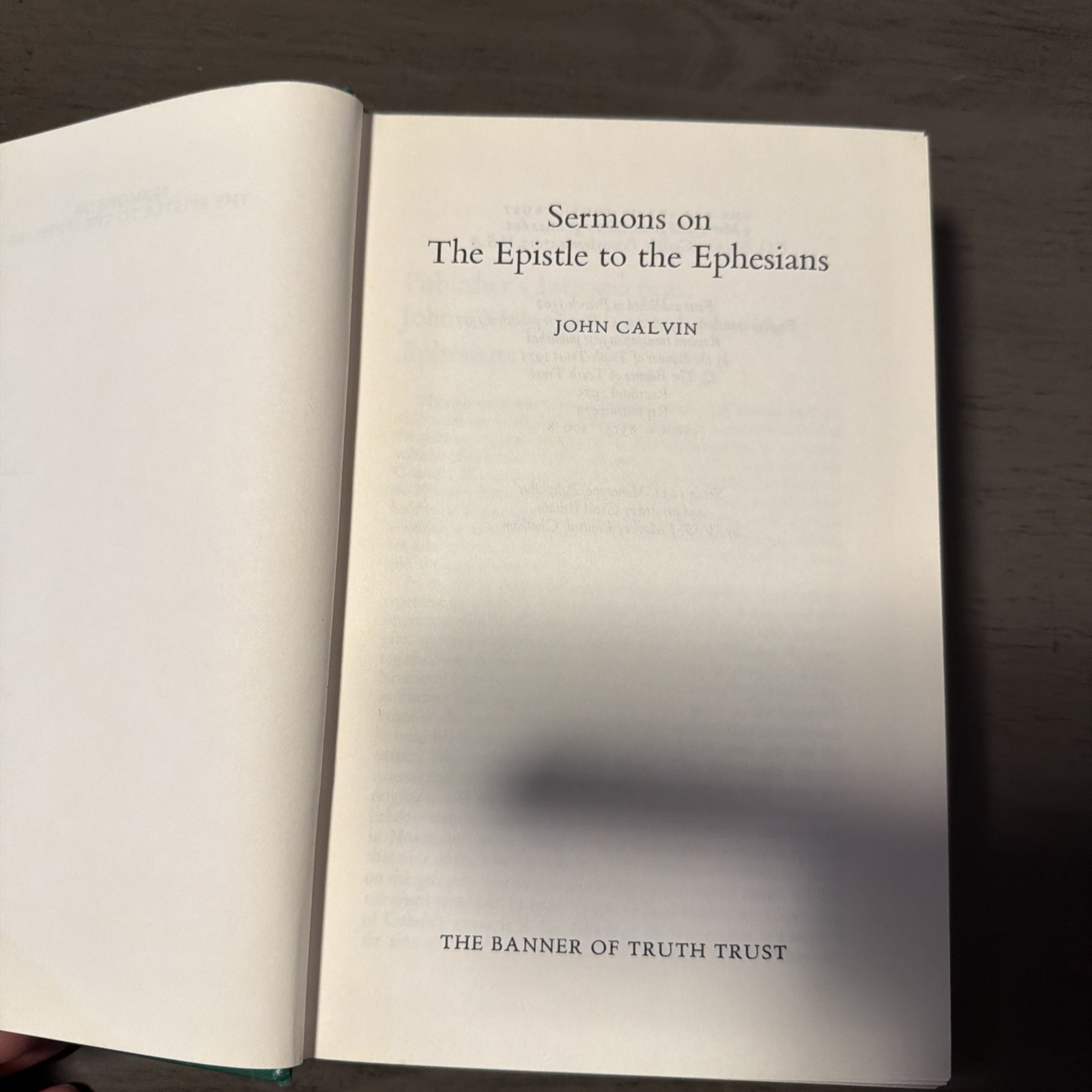 Sermons on Ephesians by Calvin, Jean Hardback Book The Fast Free Shipping