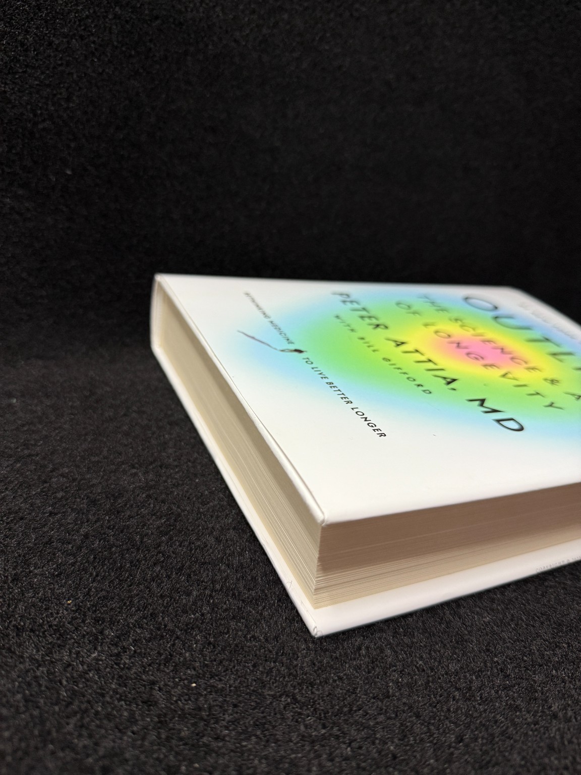 Outlive Science Art Longevity Peter Attia MD 2023 First Edition Hardcover Health
