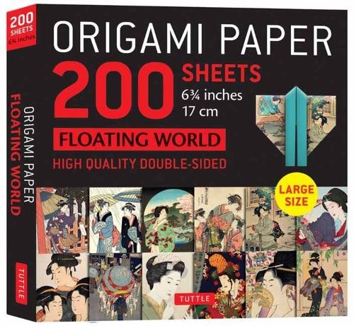 Origami Paper 200 sheets Floating World 6 3/4″ (17 cm)
