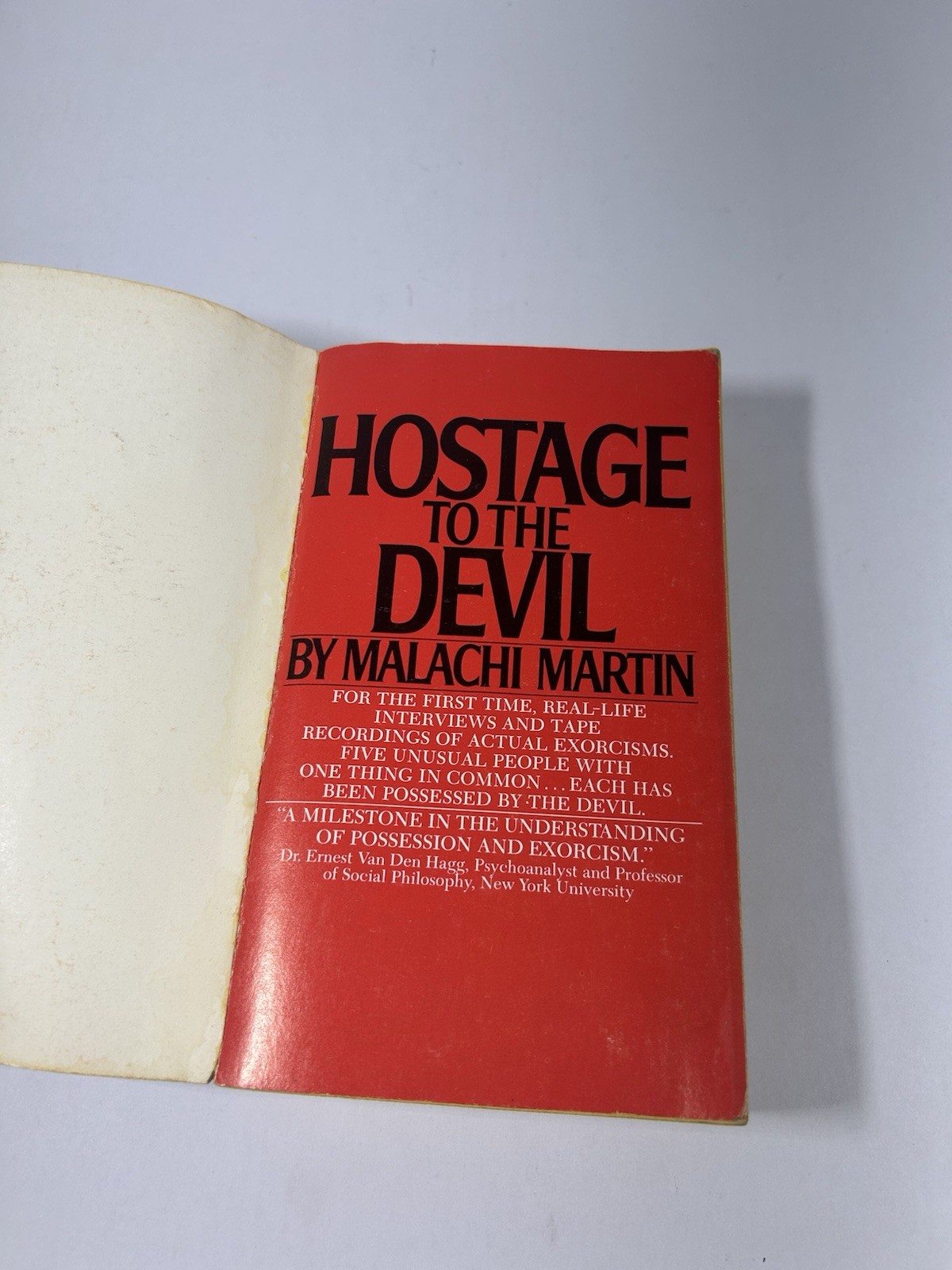 Hostage to the Devil 1977 Bantom Edition By Malachi Martin Paperback