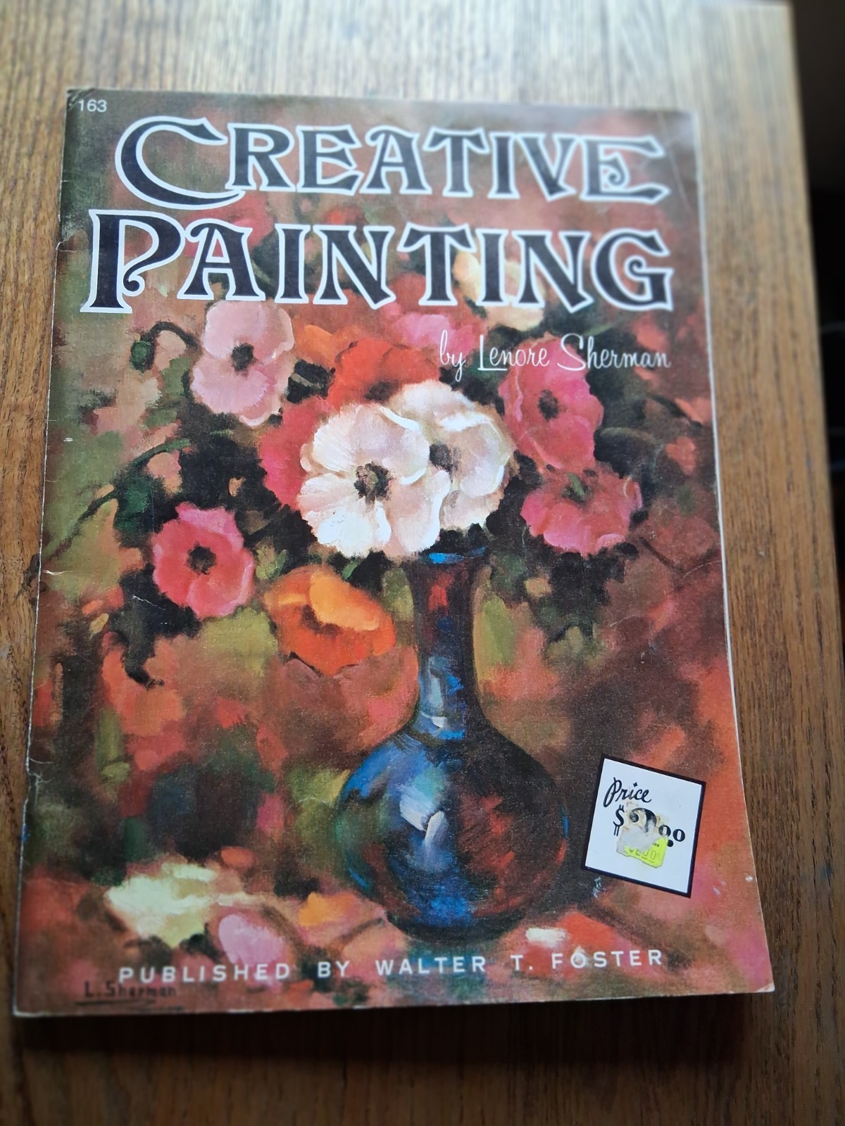 Vintage Walter Foster Art Books: How to Draw and Paint Flowers.