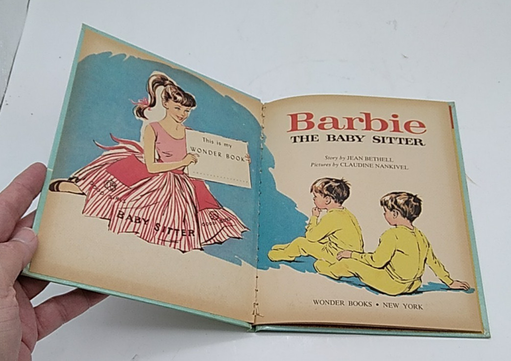 Barbie – The Baby Sitter by Jean Bethell Published by Wonder Books, USA, 1964