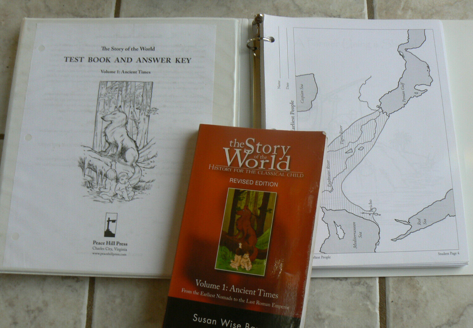 The Story of World, Text, Tests &Activity Book 1 : Ancient Times,History, Bauer