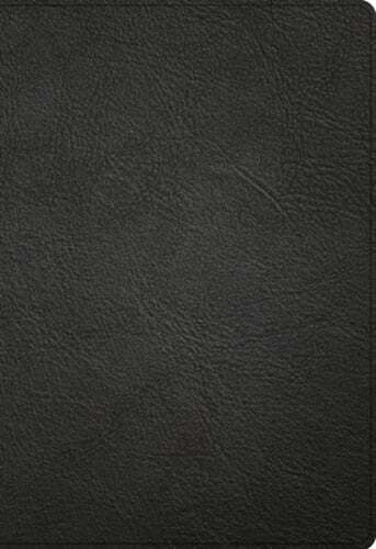 NASB Super Giant Print Reference Bible, Black Genuine Leather: Used