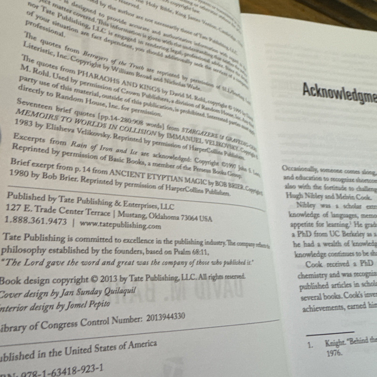 Science and Religion : Reconciling the Conflicts by David M. Barker, 2013 HC