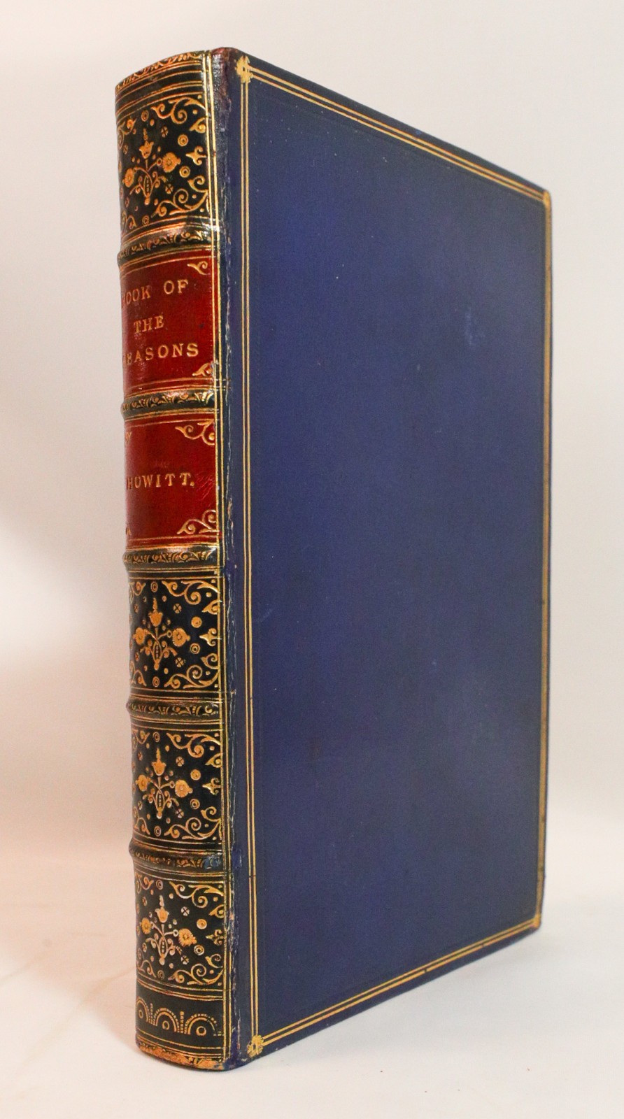 [sh13] Book of Seasons by William Howitt, 1837 Fine Leather Binding by J Larkins