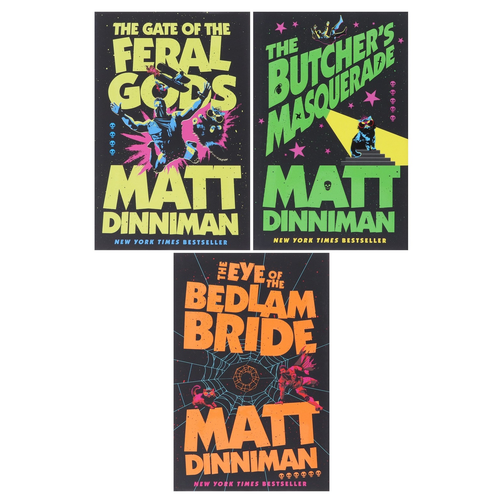 Dungeon Crawler Carl Series (Book 4-6) by Matt Dinniman 3 Books Set – HB