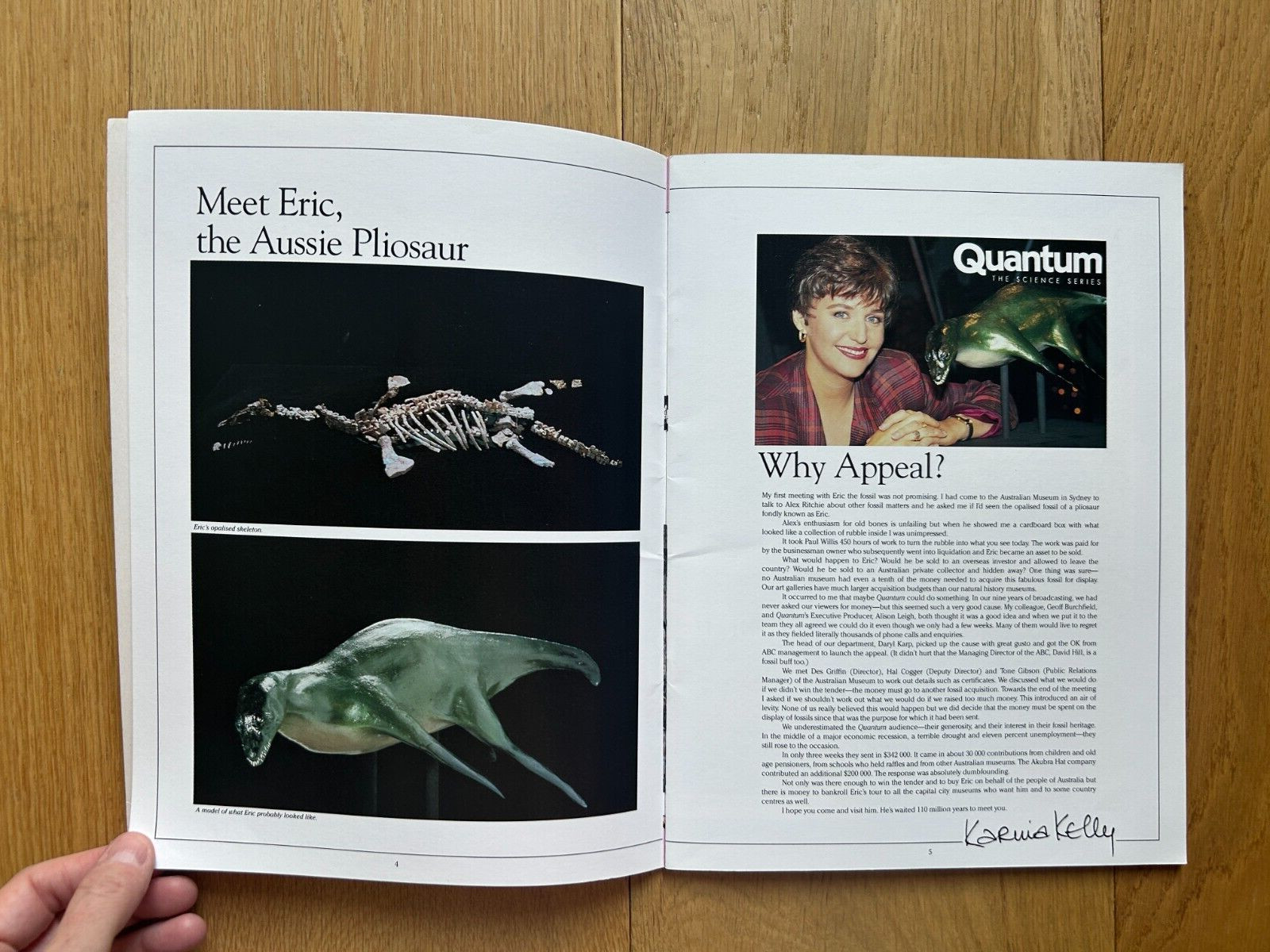 Letters to Eric The Aussie Pliosaur – Judith Simpson & Karina Kelly 1993 Rare