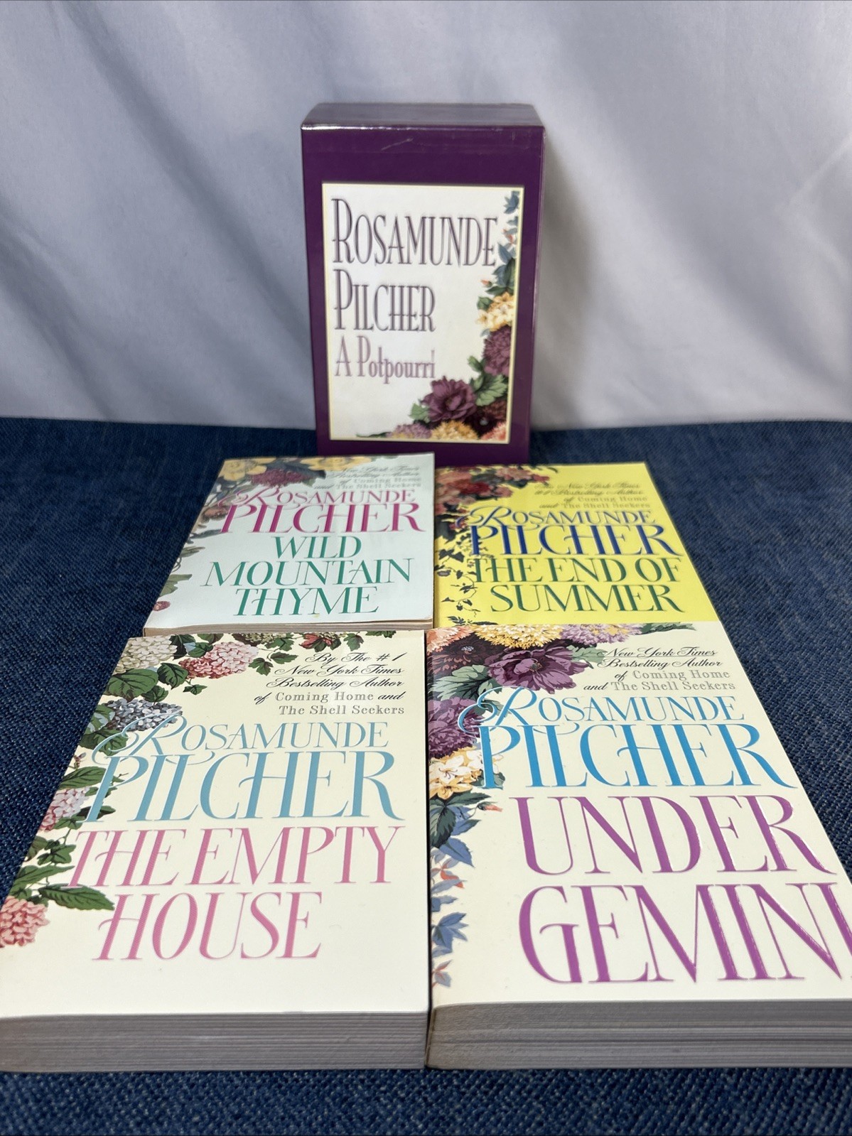 Rosamunde Pilcher: A Potpourri Boxed Set of 4 Paperback Books – Excellent