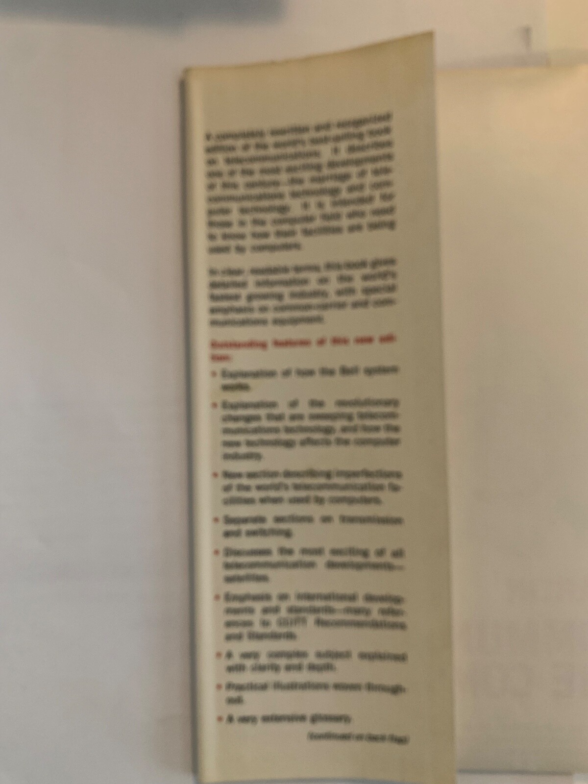 Telecommunications and the Computer by James Martin (1976) HC DJ LN