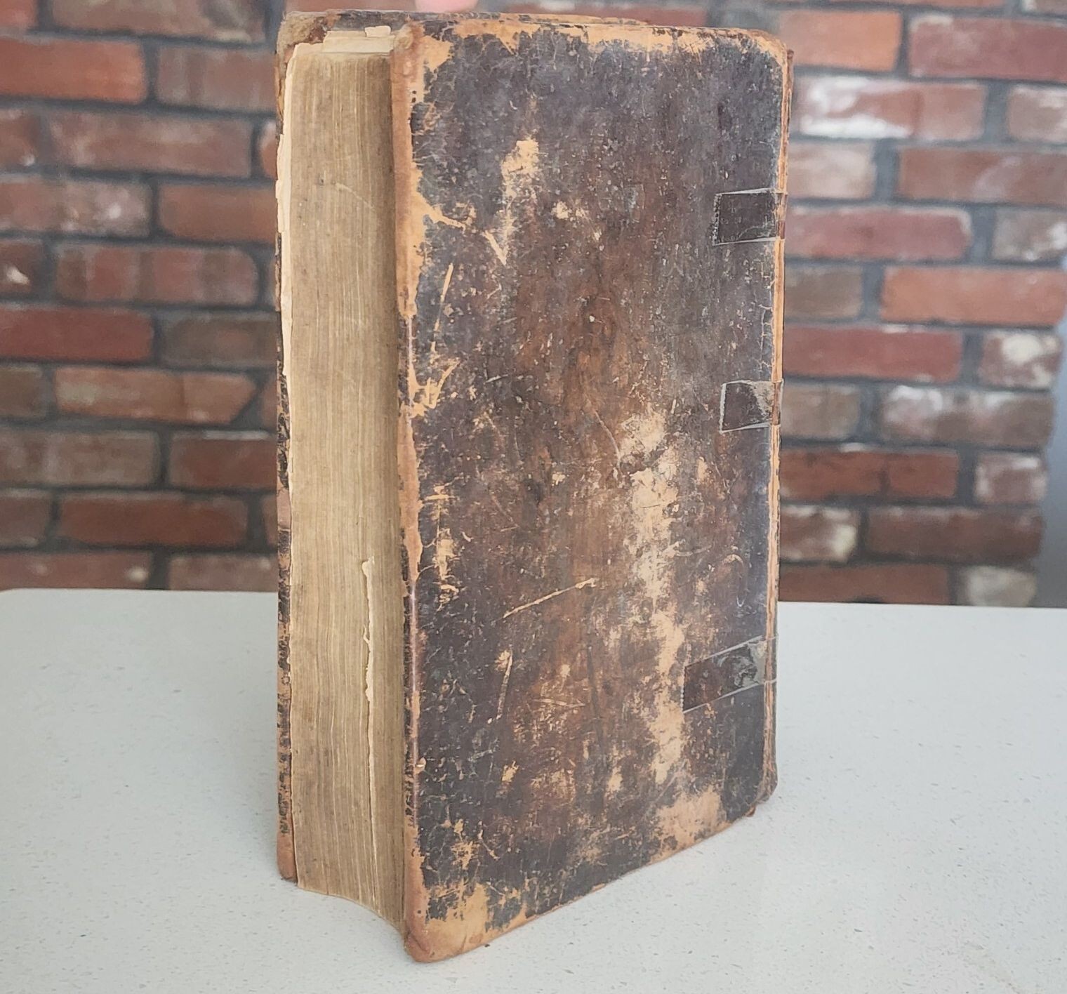 1805 System of Geography Vol IV Glasgow Antique Leather Book with Foldout Maps