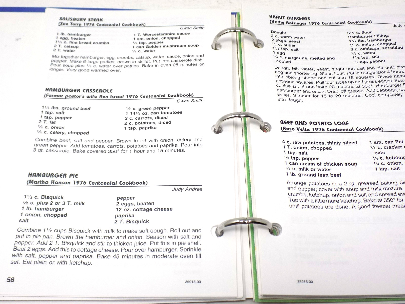 1st United Methodist Church Cozad 2000 125th Anniversary Cookbook Morris Press