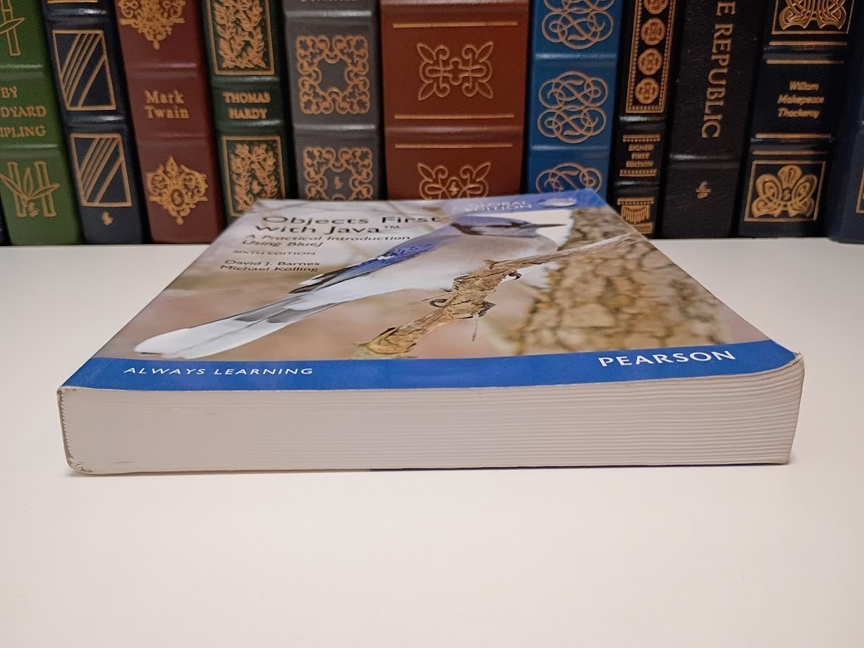 Objects First with Java BlueJ 6th Ed Barnes Kolling Pearson w/ Access Code VG+