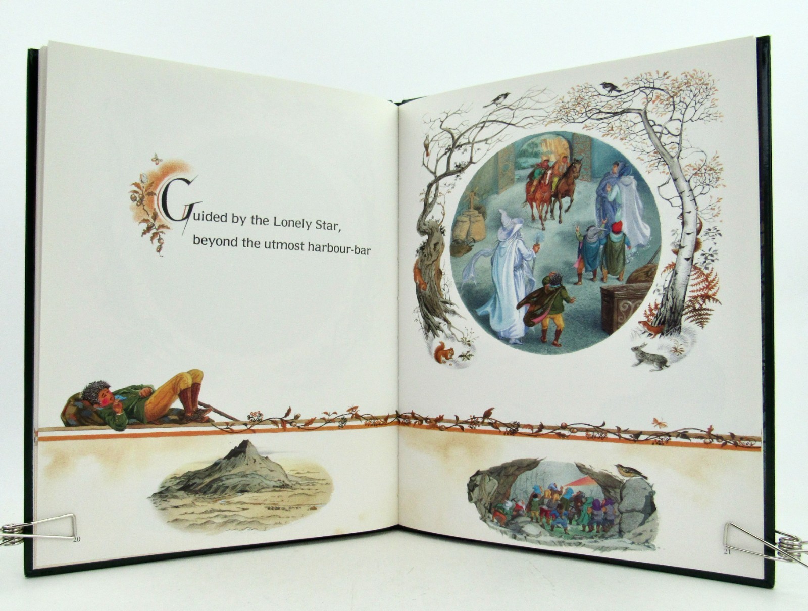 BILBO’S LAST SONG J.R.R. Tolkien & Pauline Baynes 1990 Houghton Mifflin HBDJ EXC