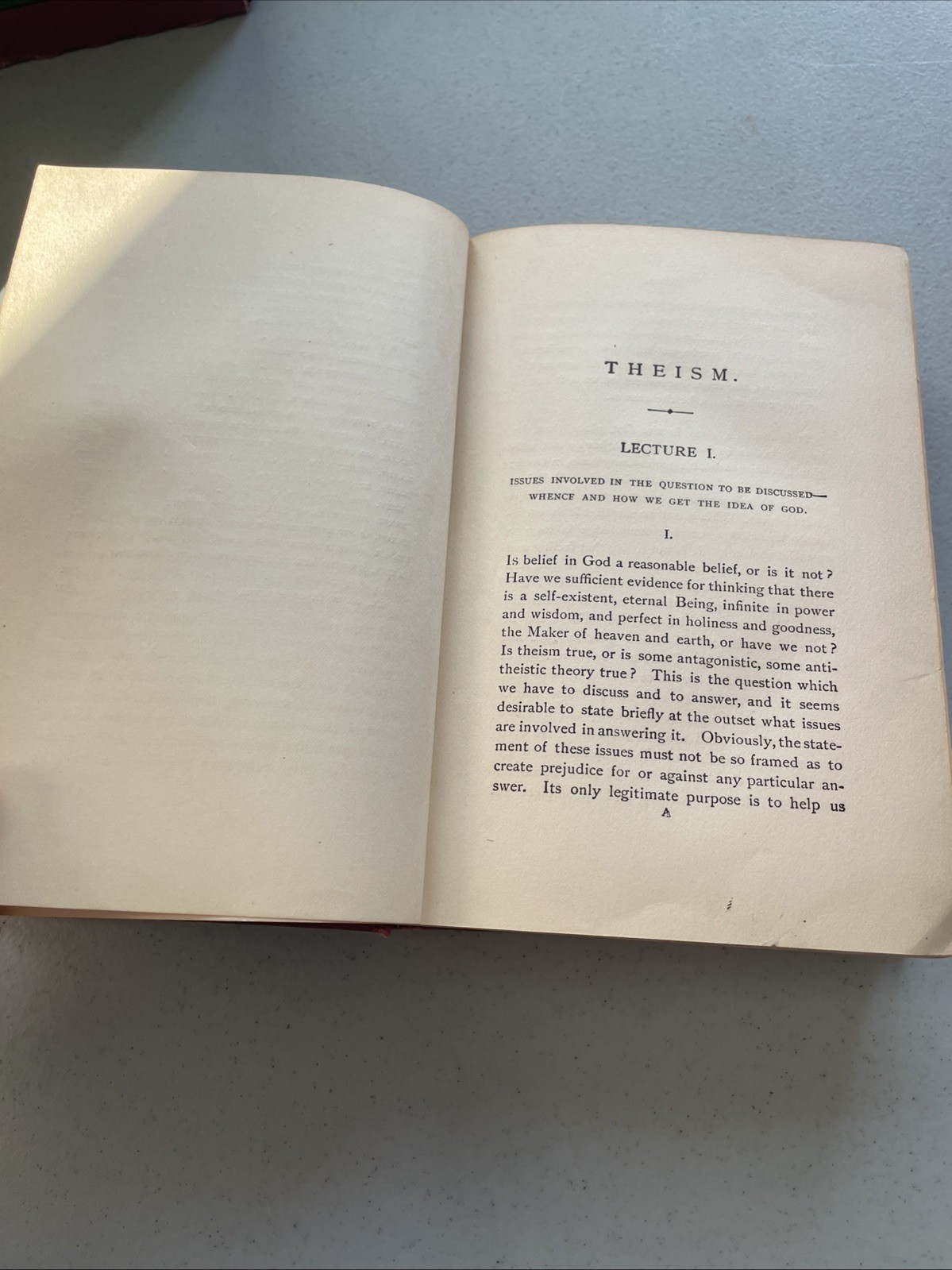 Theism (1907) Being the Baird Lecture for 1877