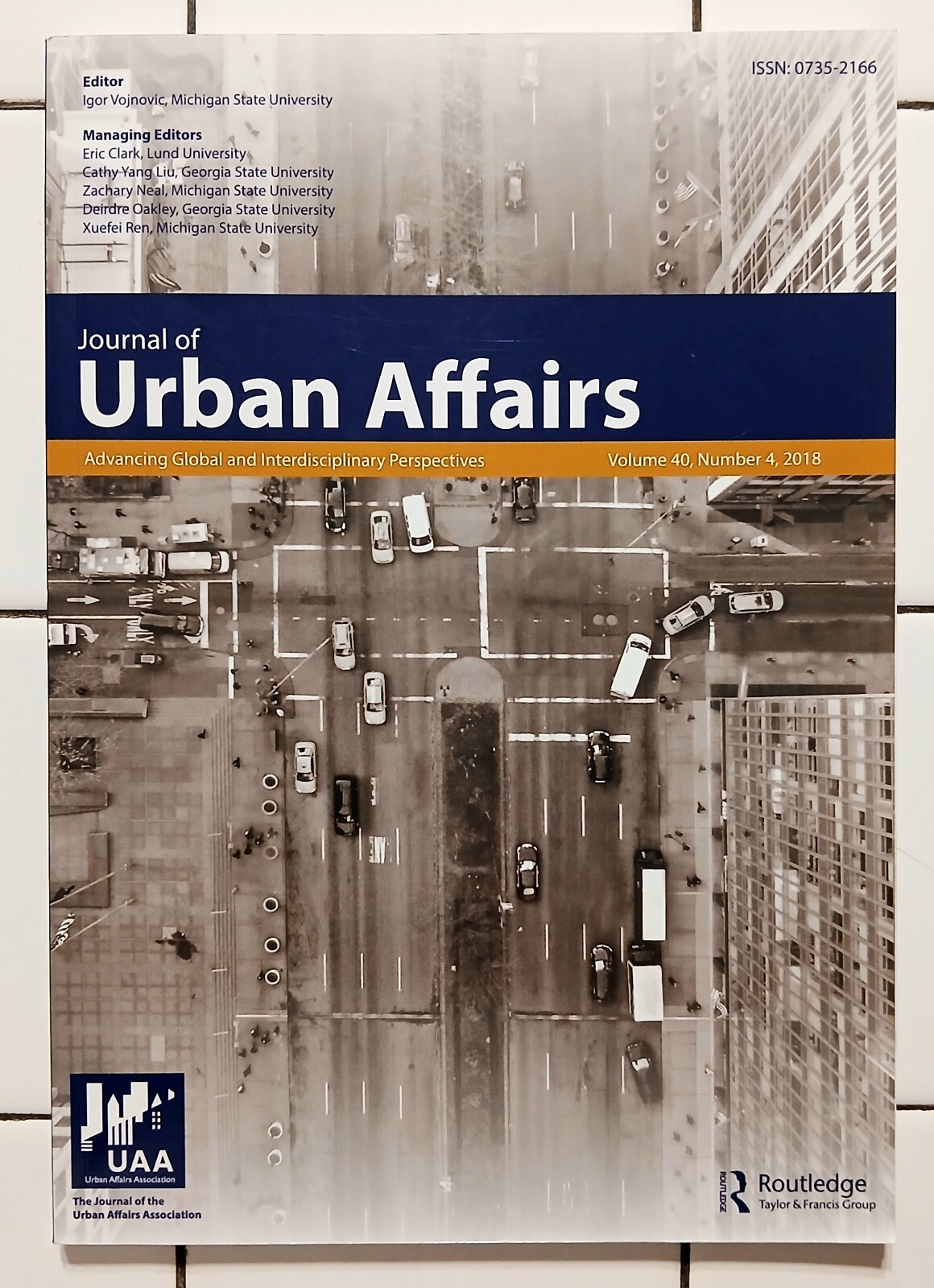 Journal Of Urban Affairs Volume 40 Numbers 3,4,6,7 In 2018 By Routledge Group