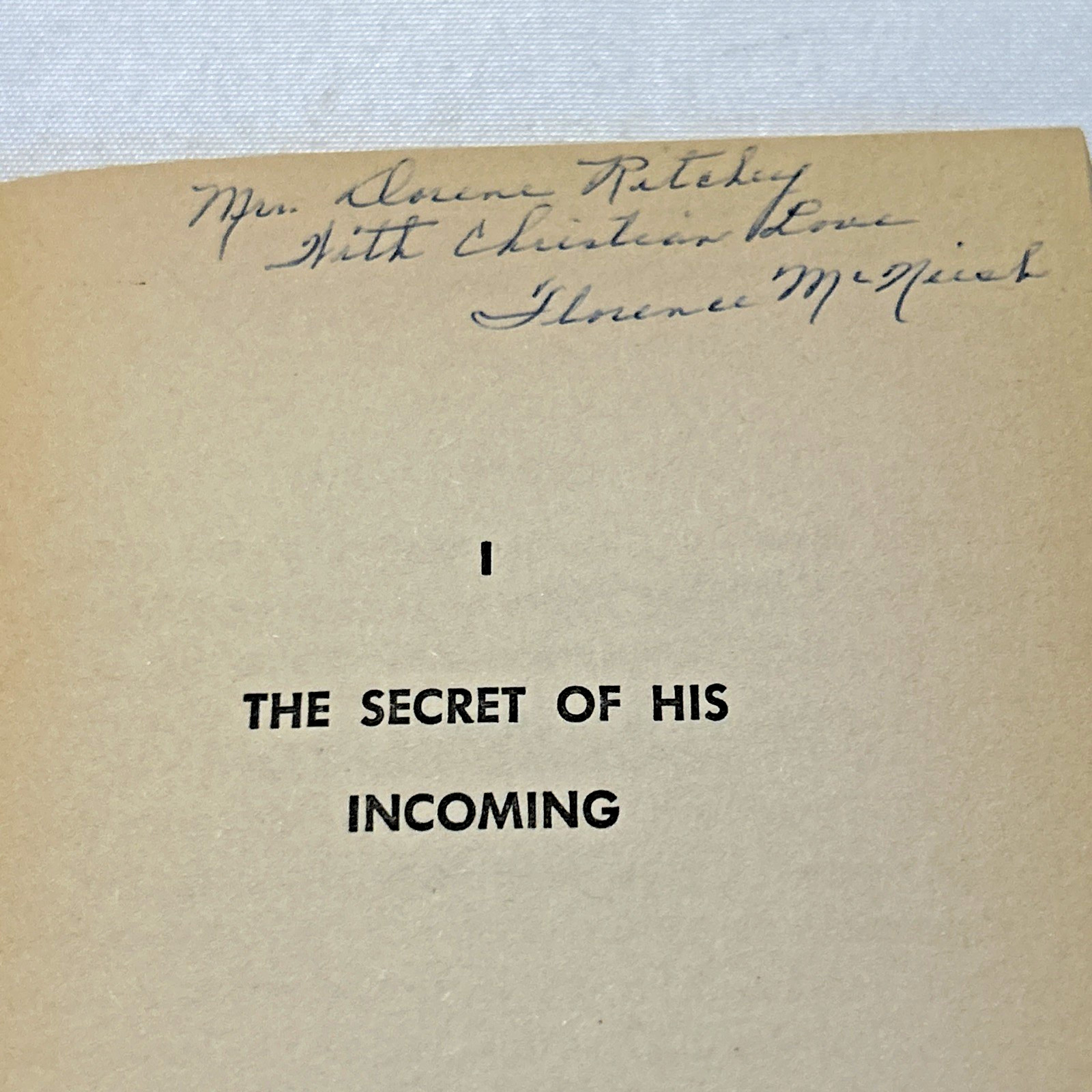 The Three-fold Secret of the Holy Spirit ~ James H. McConkey ~ Vintage Paperback