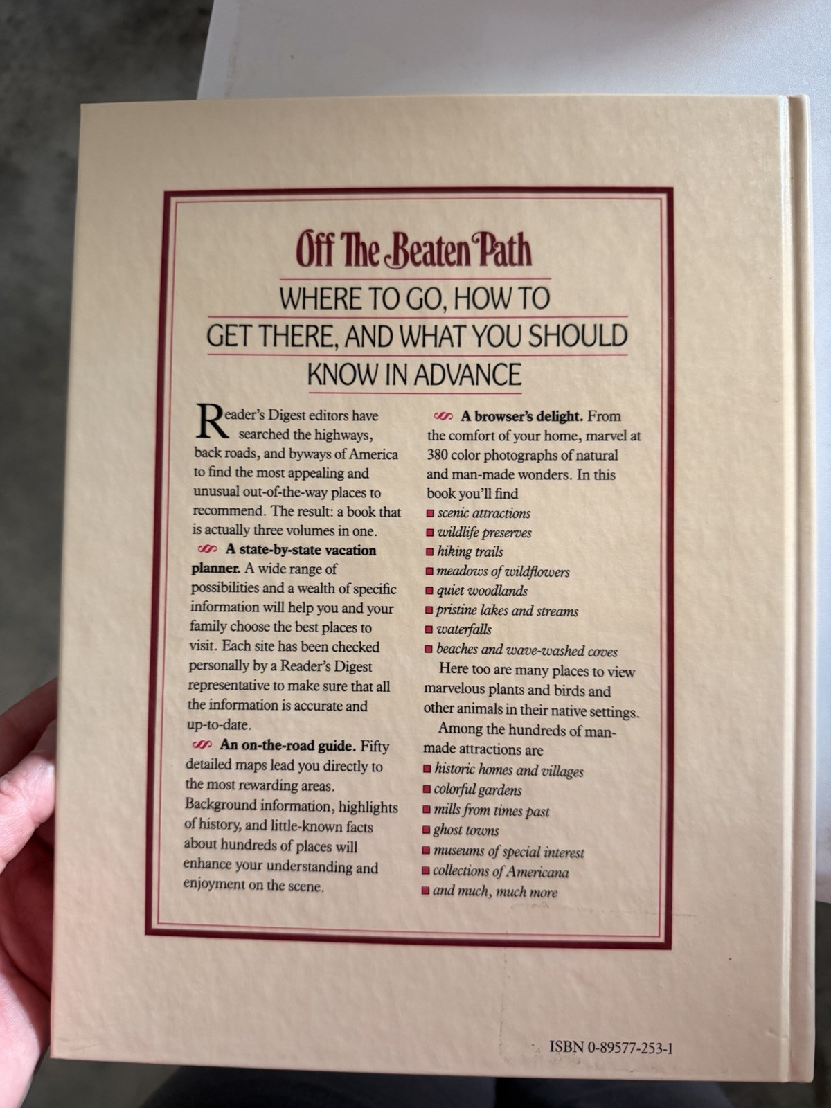 Reader’s Digest Editors Off The Beaten Path Hardcover Reader’s Digest Illustrat…