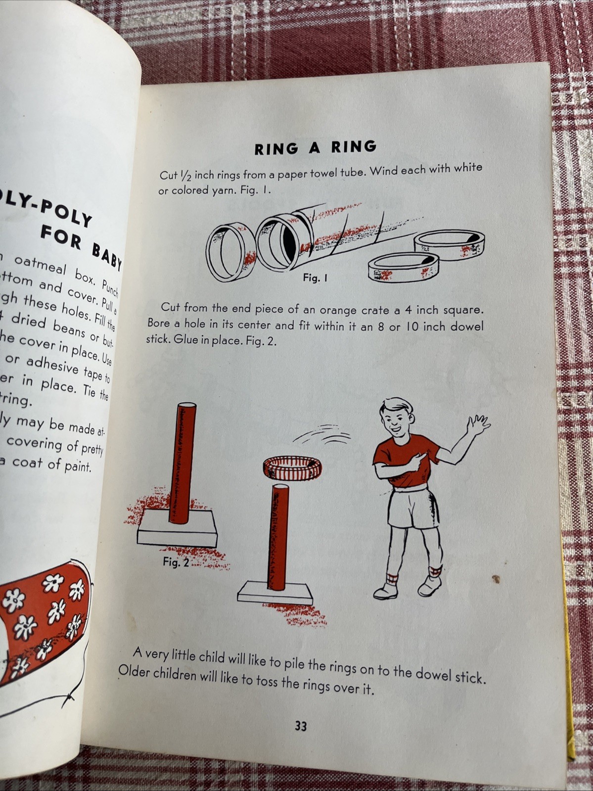Vintage 1960 Things to Make and Do Child Horizons Hardcover Book