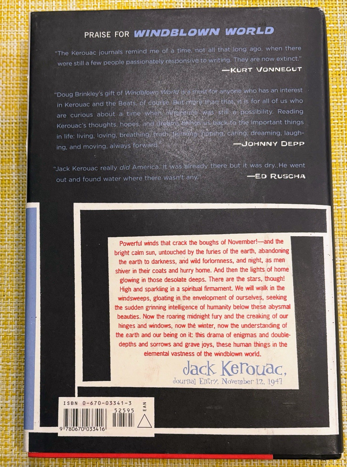 Windblown World : The Journals of Jack Kerouac, 1947-1954 – Douglas Brinkley