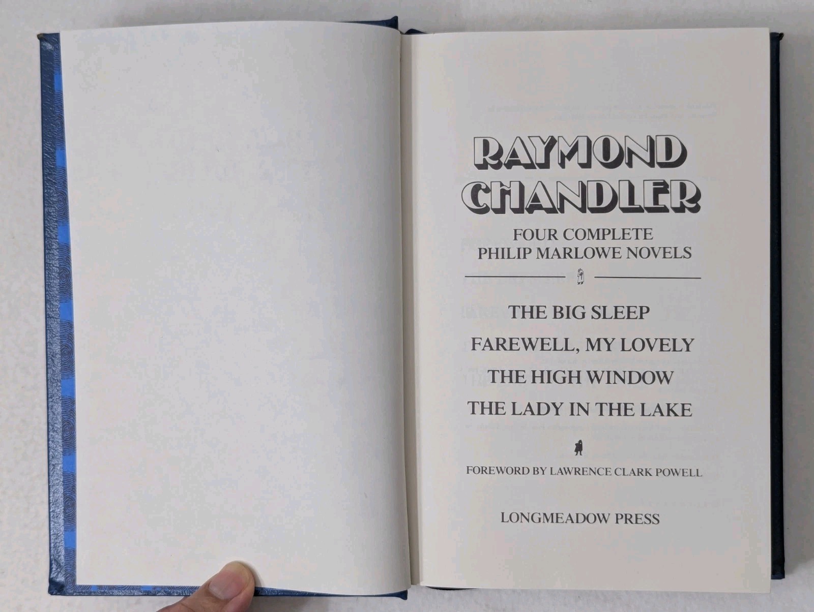 Four Complete Philip Marlowe Novels by Raymond Chandler Leather Bound